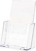 Marketing Holders 12 Pack Brochure Holder for 6" Bifolds Clear Acrylic Countertop Literature Organizer Space Saving Slant Back Booklet Dispenser for Trade Shows Expos and Conventions by MarketingHolders