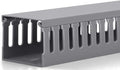 ZhiYo 2" H x 2.4" W Cable Management Raceway, 95in Under Desk Channel, Grey by ZhiYo