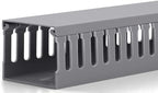 ZhiYo 2" H x 2.4" W Cable Management Raceway, 95in Under Desk Channel, Grey by ZhiYo