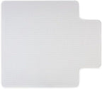 Staples Office Chair Mat, Clear, 53x45 Inch, Low-Pile Carpet, with Lip by Staples