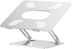 BoYata Laptop Stand, Adjustable Multi-Angle Riser, Up to 17 Inches, Silver by Boyata
