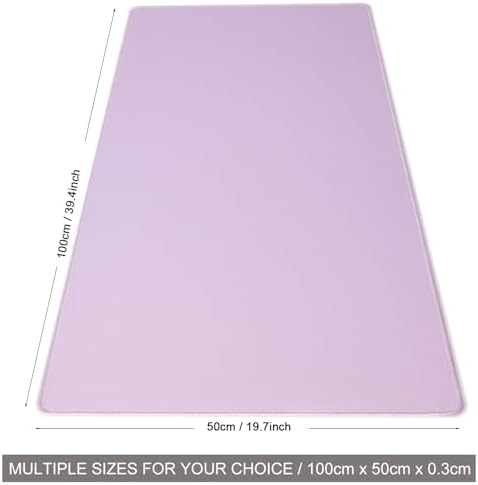 Light Pink Mouse Pad, Keyboard and Mouse Mat XXXXL 39.4” x 19.7” - Image 6