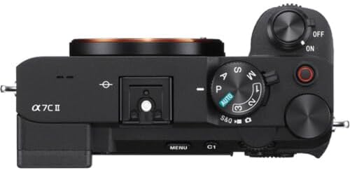 Sony a7C II Mirrorless Camera Body | Black Bundle with 64GB Memory Card + Battery and Charger + Screen Protectors + Cleaning Cloth (7 Items) - Image 4