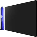 Cacoy 40"x24" Leather Desk Pad Blotter, Non-Slip Waterproof Desk Mat, Black by Cacoy