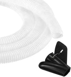 MECCANIXITY 1" 20ft Split Wire Loom Tubing w/Installation Tool White by MECCANIXITY