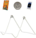 KINGDOM SOLUTIONS - 3.25" White Metal Display Stand Made in USA - 12 Pack by KINGDOMSOLUTIONS