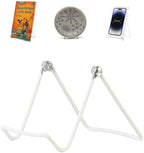 KINGDOM SOLUTIONS - 3.25" White Metal Display Stand Made in USA - 12 Pack by KINGDOMSOLUTIONS