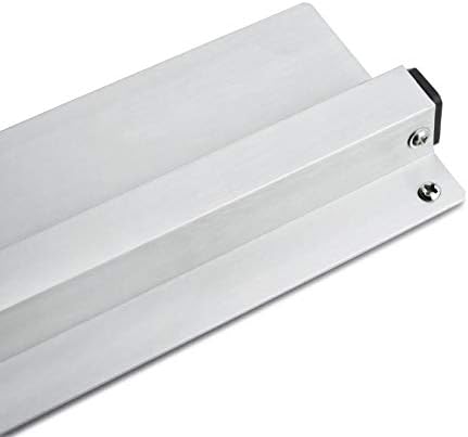 New Star Foodservice Anodized Aluminum Slide Check Rack (48-Inch) - Image 6
