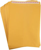 JAM PAPER 12 x 15 1/2 Open End Catalog Recycled Envelopes with Peel and Seal Closure - Brown Kraft - 100/Pack - Image 5