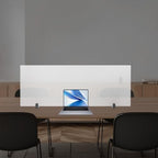Desk Privacy Panel, Desk Divider, Desks Partition, Frosted Acrylic Desktop Privacy Panel with Stable C-Clamp for Home Office School Retail Clinic (1Pcs, 60 * 22 * 2in) - Image 5