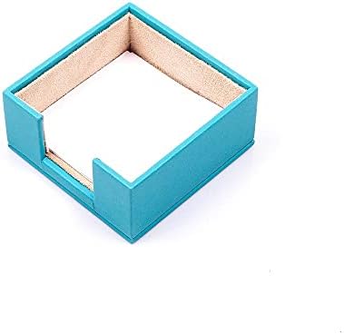 MOOGCO Leather Document Tray - Pen Holder - Note Paper Holder -3 Accessories-Desk Organizer - Office Desk Accessories - Desktop Storage - 3 PCS (TURQUOISE) - Image 4