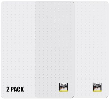 Kuyal Office Chair Mat for Carpet, 2 Pack Heavy Duty Computer Chair Mat by Kuyal