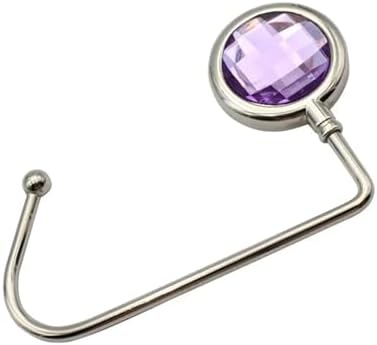Purse Hook for Table 10PCS Handbag Table Hook Hanger Hook Desk Hanger Multiple Umbrella Bag Desk Hanger Purse Bag for Hanging Things On A Desk(Lavender) by Unknown