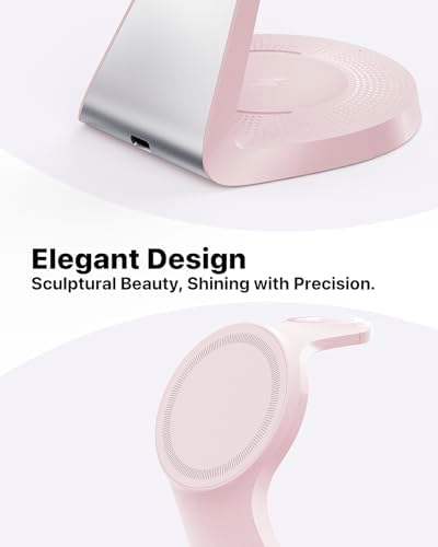 3 in 1 Charging Station for Apple Devices, Mag-Safe Charger Stand Fast Charging, Wireless Charger for iPhone 16/15/14/13/12 Series, & AirPods, & iWatch (USB-C Charger Included) - Image 4