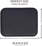 Maruse Italian Leather Mouse Pad for Home or Office Desktop, Handmade in Italy, Navy - Image 4