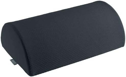 Leitz Ergo Foot Rest for Under Desk, Ergonomic, Washable Cover, Relieves Shoulder Back Lumbar and Knee Pain, Knee Support, Ankle Rocker (53710089-NA) by Leitz