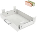 GOME Under Desk Pull-Out Drawer - Storage Organizer Office Mounted, Easy Slide-Out Pencil Drawer for Saving Space, Ideal for Sit-Stand Workstation (For 1.2" Support Bar Under Desk) by GOME