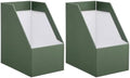 4 Pack Heavy Duty Extra Large Cardboard Magazine Holder 10.6x7.5x12 by Svaldo