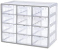 Blue Ginkgo 12-Drawer Storage Cabinet Organizer, Grey, Made in Korea by BLUEGINKGO