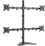 PUTORSEN Quad Monitor Stand for 4 Screens, 17-32", 19.8 lbs Each by PUTORSEN