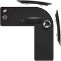 ZORESYN PU Leather L-Shaped Desk Mat, Black (47" + 47") x 15.7" by ZORESYN