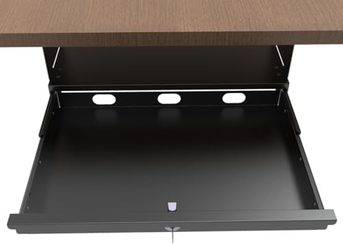 17-inch-wide Lockable Under-Desk Pull-Out Drawer - Image 5