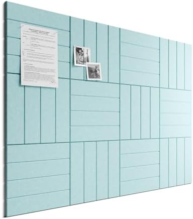 Bumusty 48" x 36" Large Cork Board Alternative, Coastal Dawn by BUMUSTY
