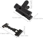 BESPORTBLE Rotatable Document Copy Holder Clip for Typing and School Use, Lightweight Metal Easel Accessory with Efficient Organization and Artist Paint Brush Holder Clamp - Image 2