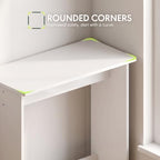Furinno Simplistic Study Table, White - Image 5