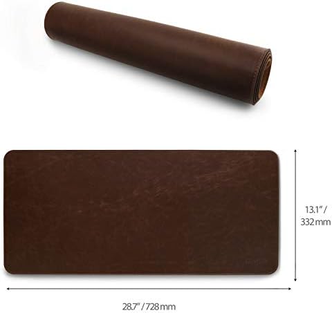 Londo Leather Extended Mouse Pad – Large Desk Mat for Office & Gaming, Smooth Writing Surface, Non-Slip Base, Durable & Stylish Workspace Accessory - Image 2