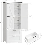 TEENFON Storage Cabinet with Doors & Adjustable Shelf - Image 3