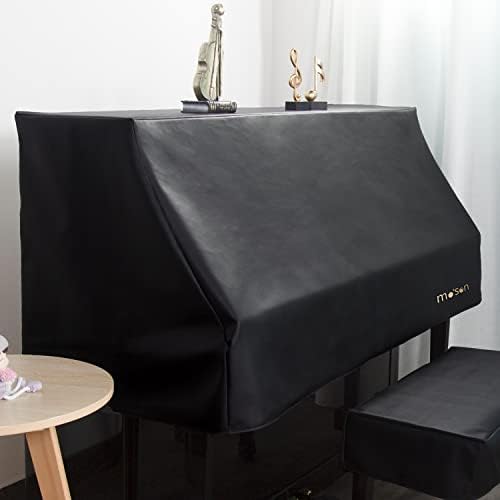 Upright Piano Cover Keep Your Piano Keyboard Safe with Our Dust Cover Cloth (Black) - Image 3