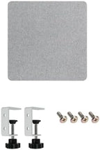Desk Privacy Panel 24" x 24" Table Privacy Panel Acoustic Partition Noise Visual Isolate Table Divider with Clamp for Student Study Reception Area Office Library (24" x 24") - Image 3