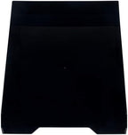 JAM PAPER Stackable Paper Trays - Black - Desktop Document, Letter, & File Organizer Tray - 2/Pack - Image 2