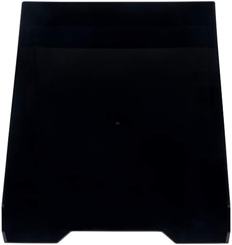 JAM PAPER Stackable Paper Trays - Black - Desktop Document, Letter, & File Organizer Tray - 2/Pack (Pack of 3) - Image 2