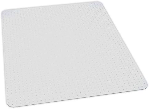 Chair Mat for Carpet- Medium Pile, 48"x 72" Rectangle, Clear Vinyl Beveled Edge - Image 3