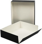 Lineco Museum Archival Storage Box, Drop Front, 8.75x10.75x3 in, Black - Image 6