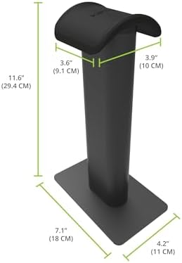 Kanto Living H2 Premium Headphone Stand - Black - Image 4