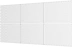WALMANN 6-Pack 12"x16" Pegboard Panels for Garage, Tool Organizer Pegboards by WALMANN