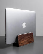 Raico Verical Laptop Stand MacBook Walnut Wood Dual Laptop Vertical Setup Holder Stand (Walnut Wood, Single Slot | Adjustable) - Image 6