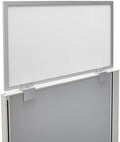 OBEX Screen & Office Panel Extender Polycarbonate Desk Privacy Panel & Divider for Office Cubicle, 12" x 24", White by OBEX