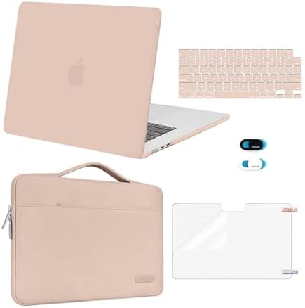 MOSISO Compatible with MacBook Air 15 inch Case M5 2026 M4 M3 M2 2025-2023 by MOSISO
