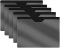 Black Plastic Folders with Closed Sides, Doctor Stuff, Letter Size, Clear Front Top Loading Job Jacket, Documents Holder for Office, High School and Medical Files, Pack of 50 by DoctorStuff