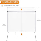 VIZ-PRO Magnetic Whiteboard Easel, Foldable, 48 x 36 Inches - Image 2