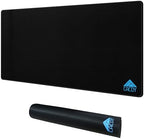 Cacoy 43" x 20" Extended Gaming Mouse Pad XXL, Large Mouse Mat with Stitched Edges, Non-Slip Rubber Base Computer Keyboard Mat, Premium Textured Surface Desk Mat Optimized for Speed and Control, Black by Cacoy