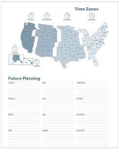 Monthly Calendar Planner, 2 Year, Black, 8-1/2" x 11" - Image 4
