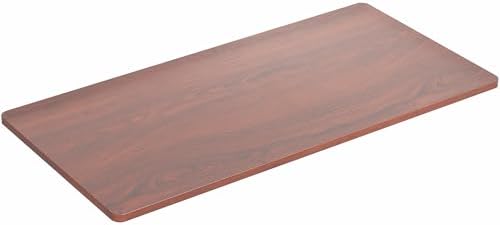 VIVO Dark Walnut 55 x 28 in Solid Table Top, DESK-TOP55-28D by VIVO