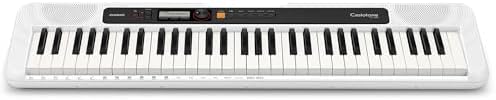 Casio Casiotone CT-S200 61-Key Portable Keyboard- White Bundle with Stand, Headphones, AC Adapter and Polishing cloth - Image 4