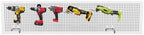 KINOMI 24 Pack Pegboard Hooks Heavy Duty Pegboard Drill Holder Power Tool Holder, Value Set, Large Pegboard Accessories and Hooks for Tools, Power Drills, Art and Craft Supplies etc - Image 7