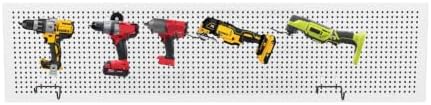 KINOMI 24 Pack Pegboard Hooks Heavy Duty Pegboard Drill Holder Power Tool Holder, Value Set, Large Pegboard Accessories and Hooks for Tools, Power Drills, Art and Craft Supplies etc - Image 7